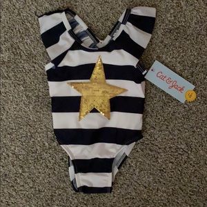 Cat & Jack swimsuit baby girl nautica 9 month